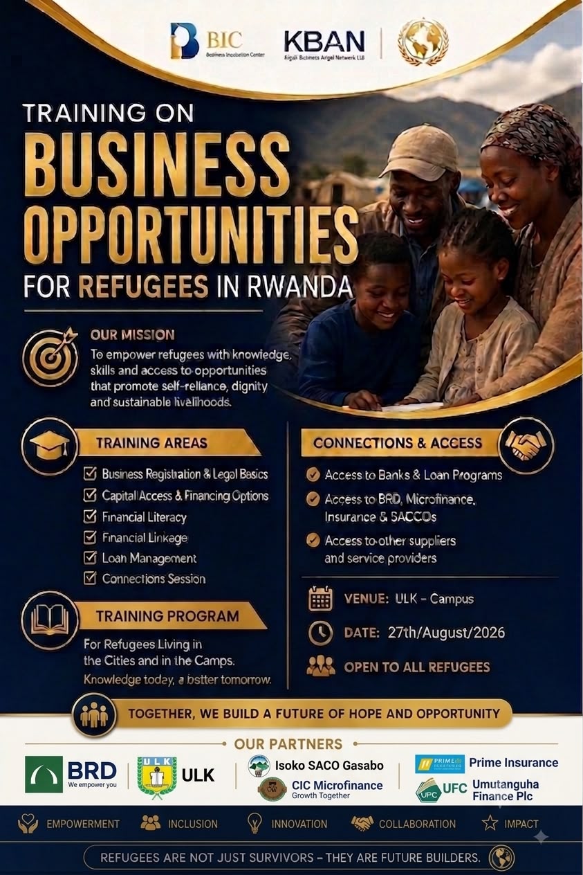 Training on Business Opportunities for Refugees in Rwanda